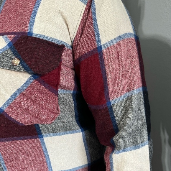 Jonathan David Men Wool blend Long Sleeves Button-down Plaid Flannel Shirt Sz L - Picture 17 of 17